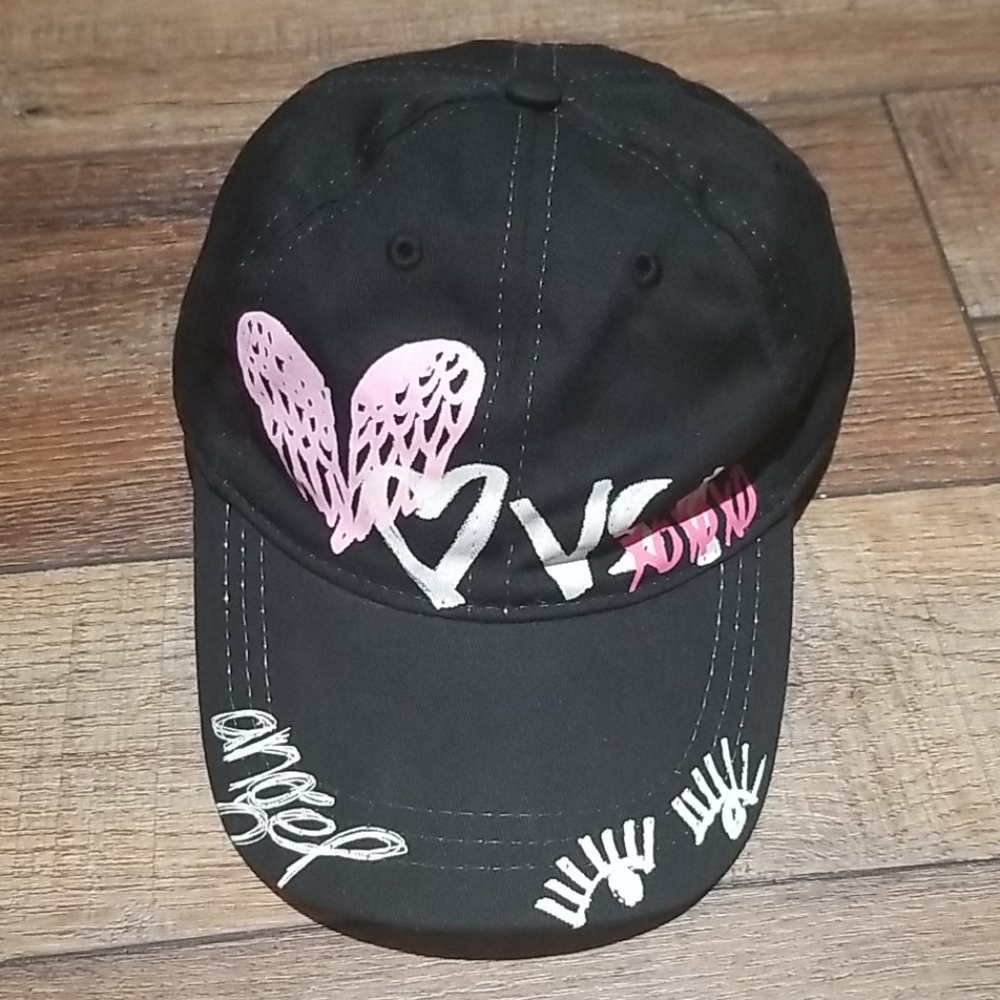 Victoria's Secret Grafitti Angel wings Logo Hat